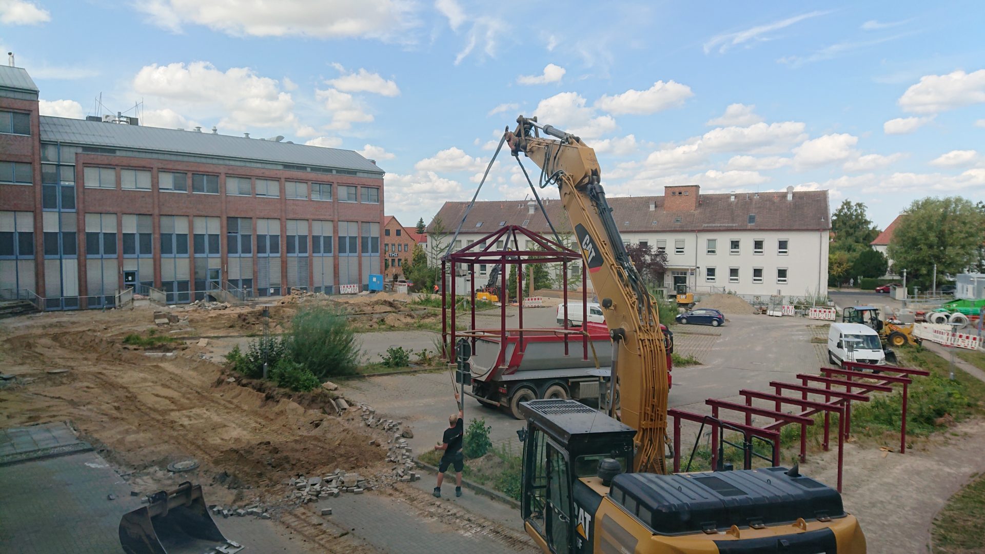 Der Pavillion ist weg