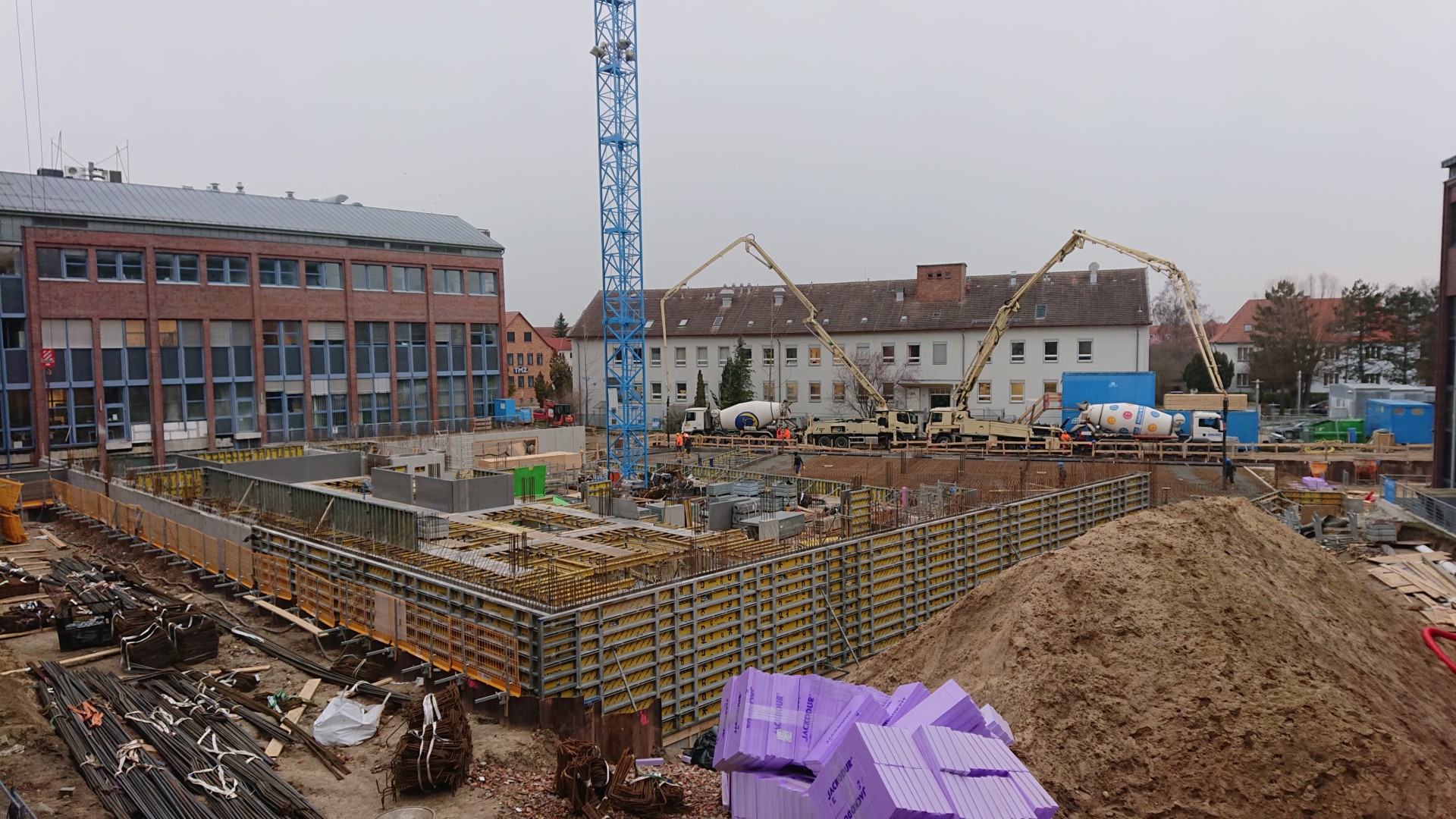 Beton-Pumpen-Ballet